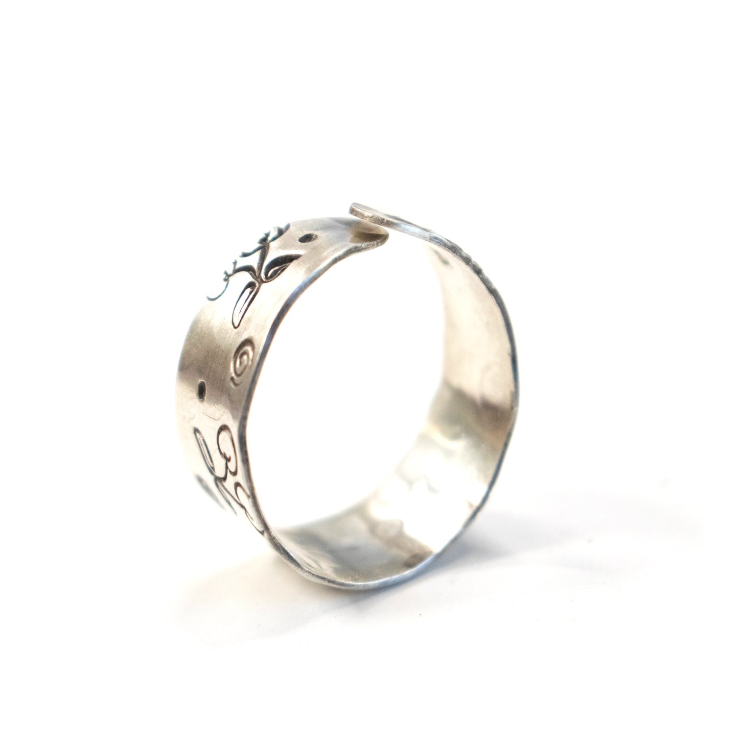 Sterling Silver Adjustable Band Ring-Womens-LittleGreenRoomJewelry-LittleGreenRoomJewelry
